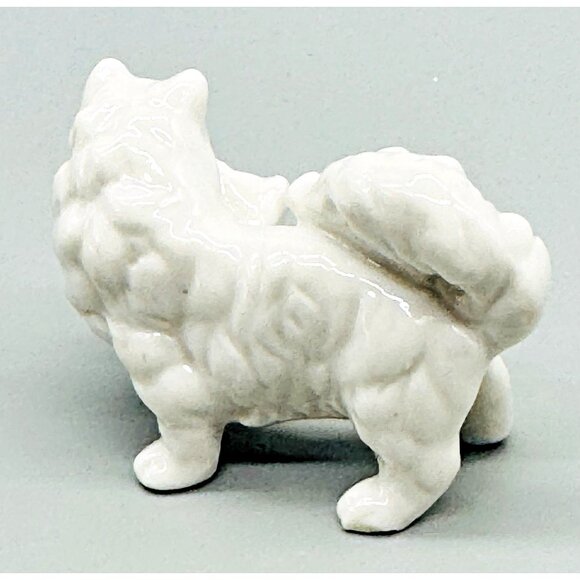 Bone China White Persian Cat Kitten Figurine Japan Lot of 3 Miniature - Picture 3 of 10